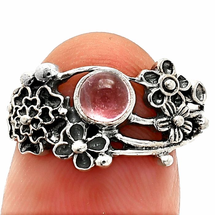 Floral - Natural Multi Tourmaline Ring size-8 SDR237789 R-1041, 5x5 mm