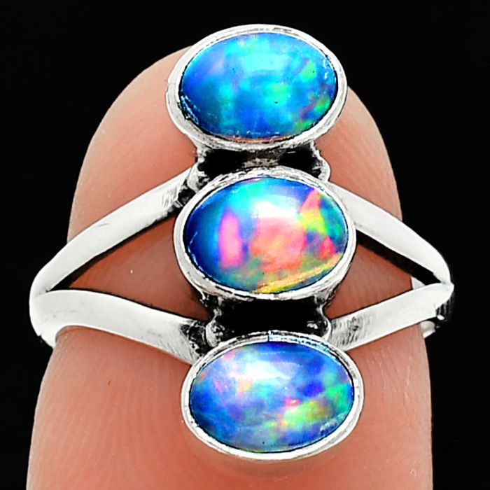 Ethiopian Opal Ring size-6 SDR238276 R-1263, 5x7 mm