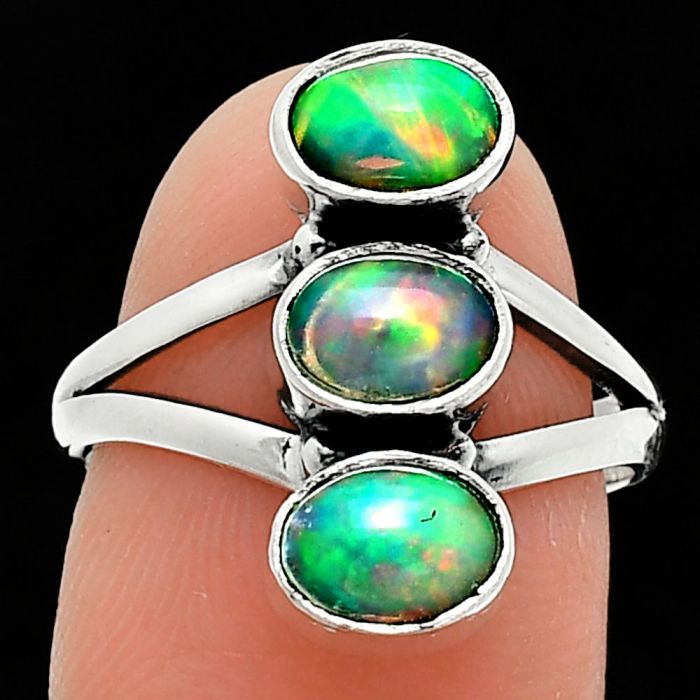 Ethiopian Opal Ring size-7 SDR238277 R-1263, 5x7 mm