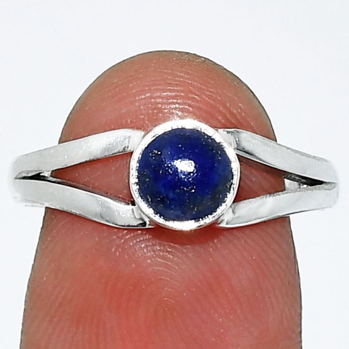 Lapis Lazuli Ring size-8.5 SDR238329 R-1505, 6x6 mm
