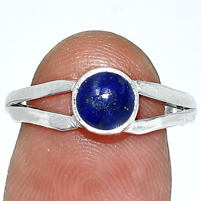 Lapis Lazuli Ring size-8 SDR238343 R-1505, 6x6 mm