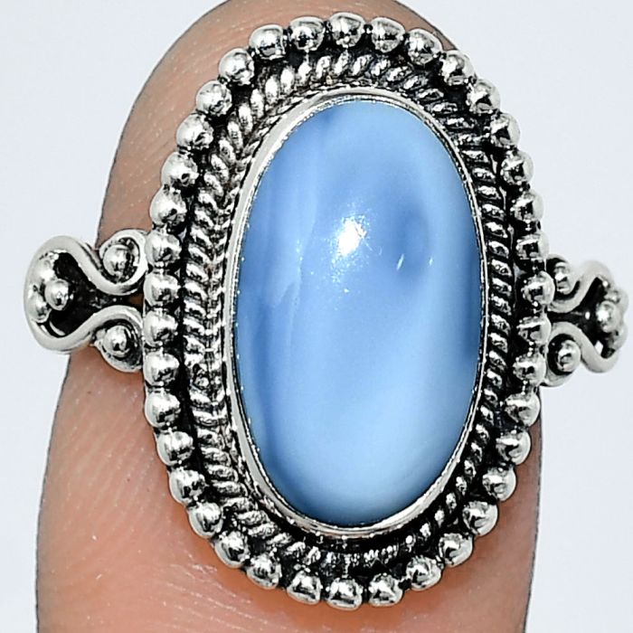 Owyhee Opal Ring size-8.5 SDR238628 R-1071, 8x15 mm