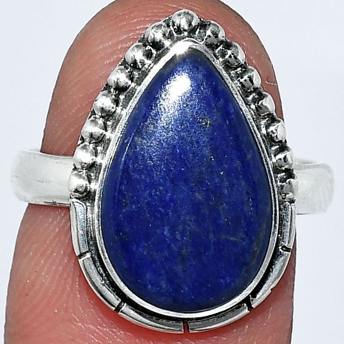 Lapis Lazuli Ring size-7 SDR239472 R-1151, 10x15 mm