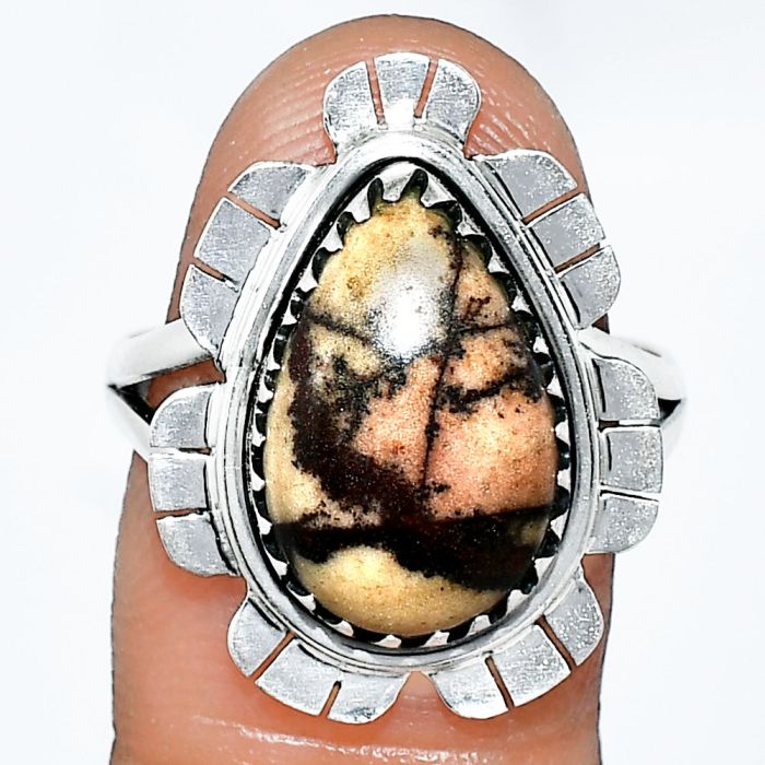 Outback Jasper Ring size-8.5 SDR239677 R-1341, 10x15 mm