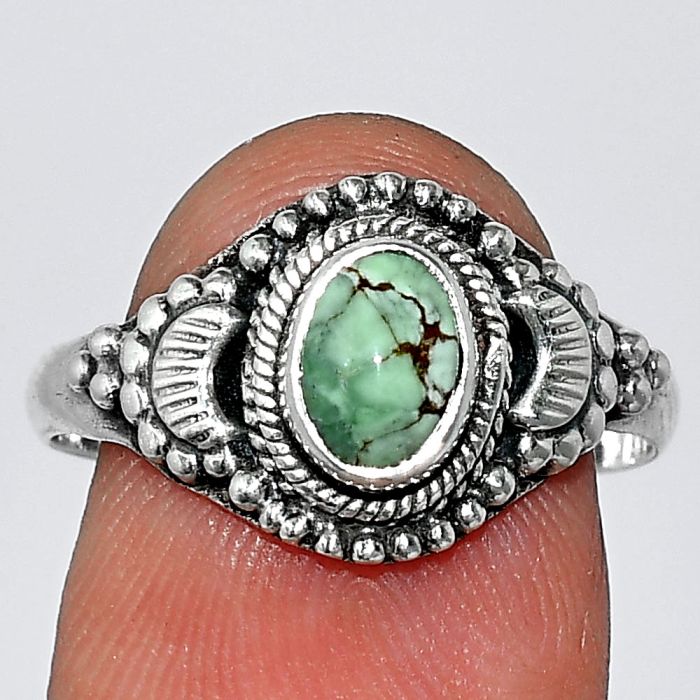 Australian Variscite Ring size-9 SDR239918 R-1292, 7x5 mm