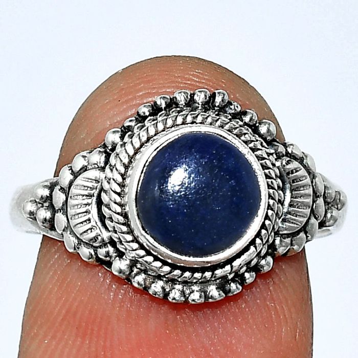 Sodalite Ring size-8 SDR239923 R-1292, 7x7 mm