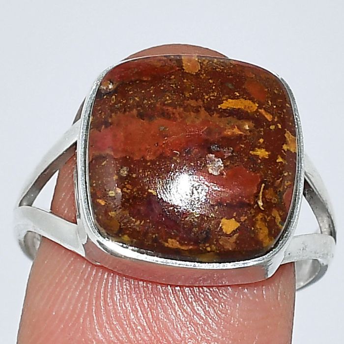 Rare Cady Mountain Agate Ring size-9 SDR239944 R-1002, 13x13 mm