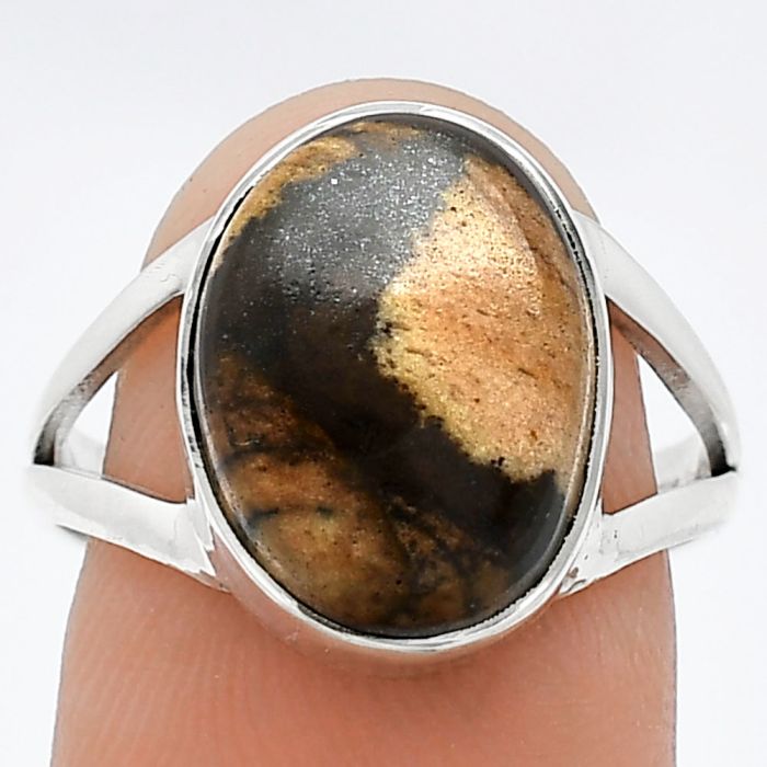 Outback Jasper Ring size-8 SDR240050 R-1002, 11x15 mm