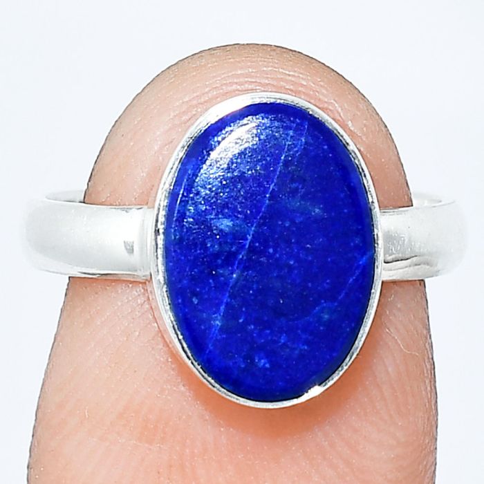 Lapis Lazuli Ring size-7 SDR240839 R-1001, 9x12 mm