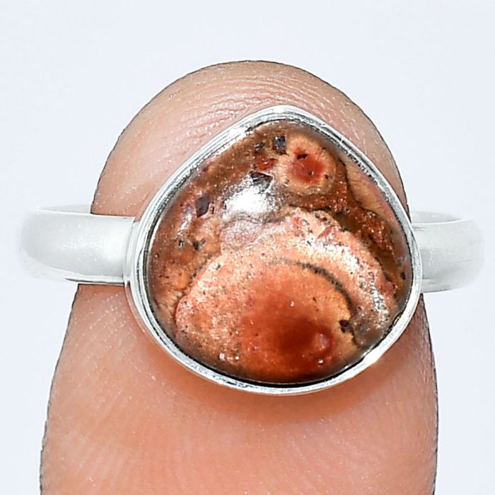 Mexican Bird Eye Ring size-9 SDR240845 R-1001, 12x12 mm