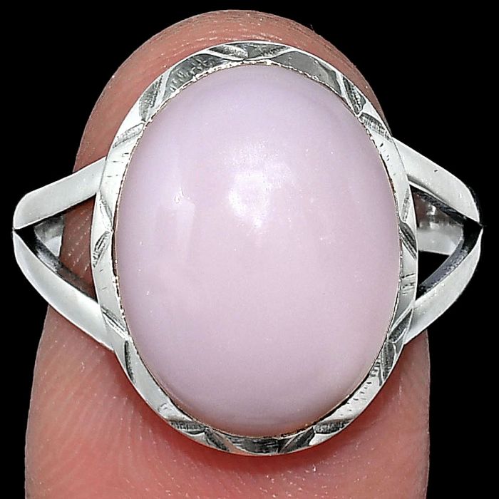 Pink Opal Ring size-9 SDR240923 R-1014, 12x16 mm