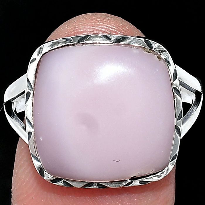 Pink Opal Ring size-10 SDR240980 R-1074, 15x15 mm