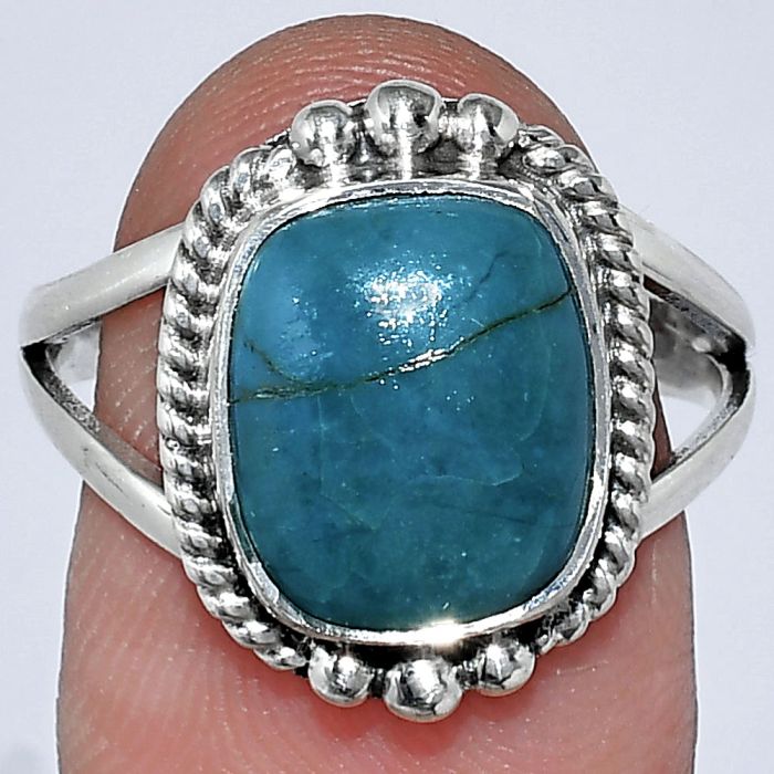 Peruvian Opalina Ring size-8.5 SDR241009 R-1253, 10x12 mm