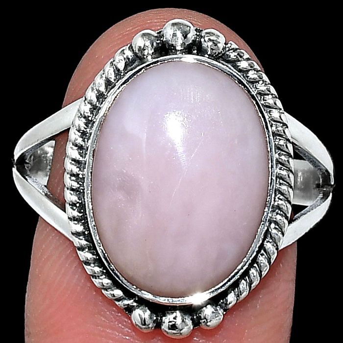 Pink Opal Ring size-10 SDR241034 R-1253, 11x15 mm