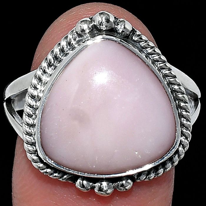 Pink Opal Ring size-10 SDR241086 R-1253, 15x15 mm