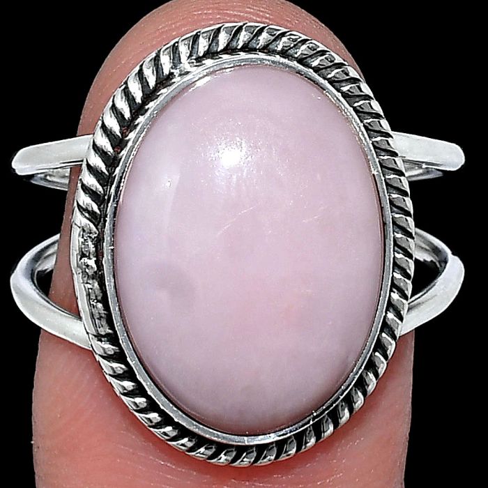 Pink Opal Ring size-9 SDR241133 R-1068, 12x17 mm