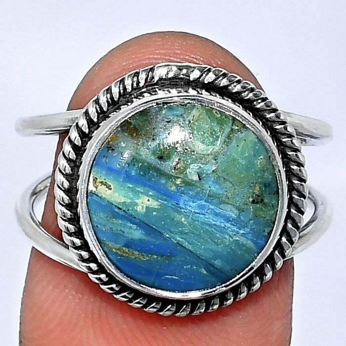 Peruvian Opalina Ring size-8 SDR241173 R-1068, 12x12 mm