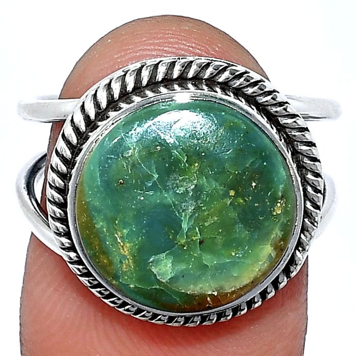 Peruvian Opalina Ring size-7 SDR241174 R-1068, 13x13 mm