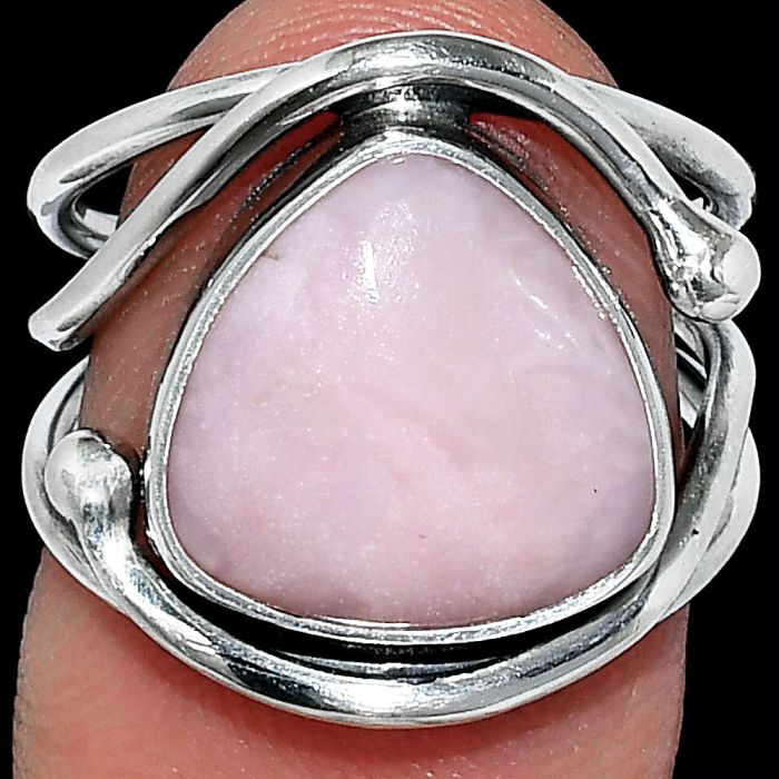 Pink Opal Ring size-6 SDR241467 R-1683, 13x13 mm