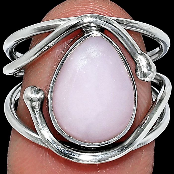 Pink Opal Ring size-7 SDR241473 R-1683, 10x13 mm