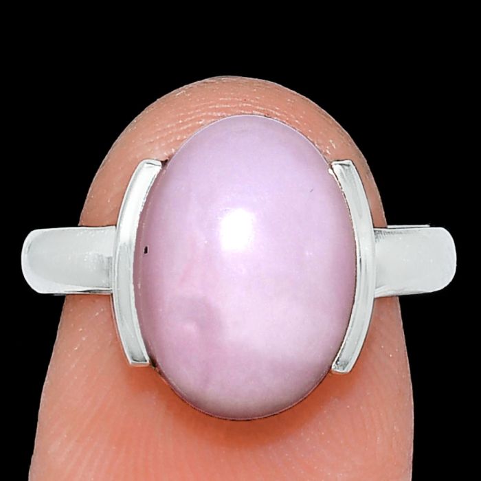 Pink Opal Ring size-8 SDR241612 R-1173, 10x14 mm