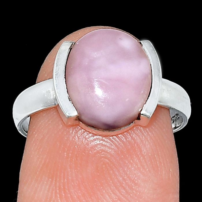 Pink Opal Ring size-7 SDR241617 R-1173, 11x11 mm