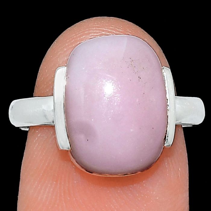 Pink Opal Ring size-8 SDR241621 R-1173, 10x14 mm