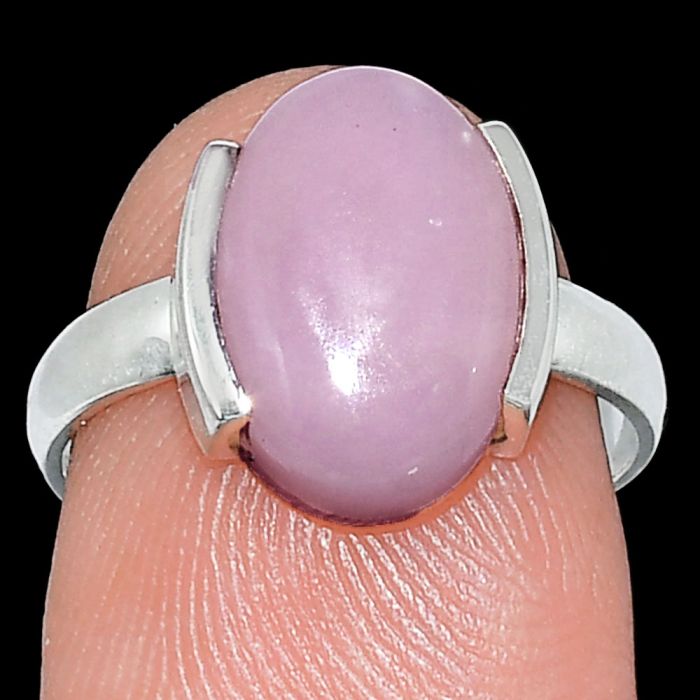 Pink Opal Ring size-6 SDR241631 R-1173, 9x13 mm