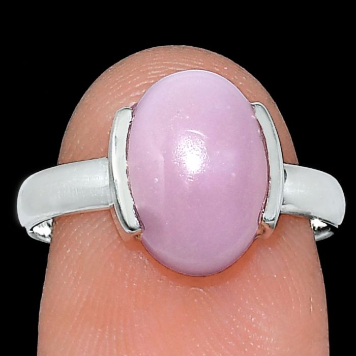 Pink Opal Ring size-7.5 SDR241633 R-1173, 8x12 mm