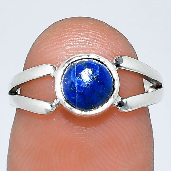 Lapis Lazuli Ring size-6 SDR242063 R-1505, 7x7 mm