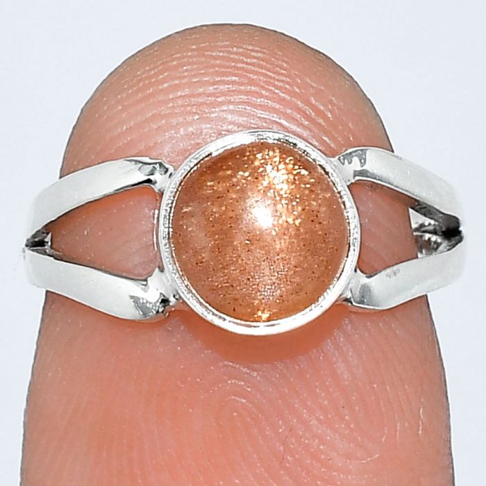 Sunstone Ring size-5 SDR242104 R-1505, 7x7 mm