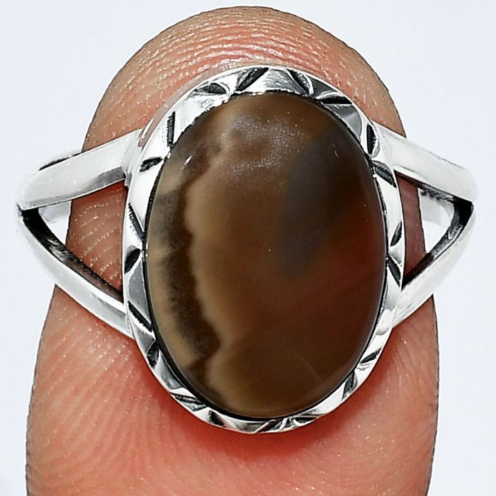 Outback Jasper Ring size-8 SDR242394 R-1074, 10x14 mm