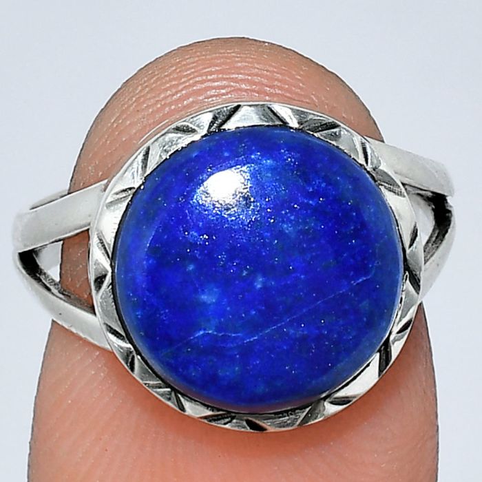 Lapis Lazuli Ring size-7 SDR242475 R-1074, 12x12 mm