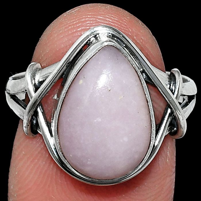 Pink Opal Ring size-8 SDR242636 R-1054, 10x14 mm