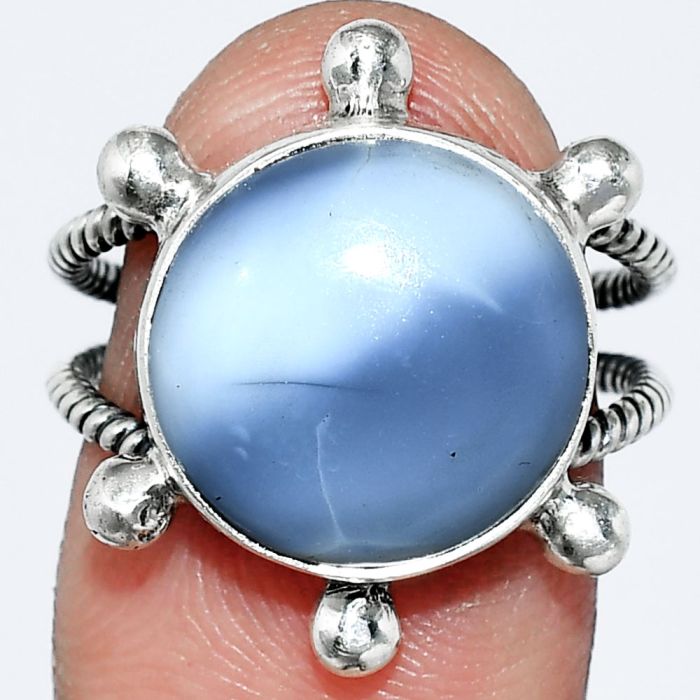 Owyhee Opal Ring size-7.5 SDR242980 R-1268, 14x14 mm