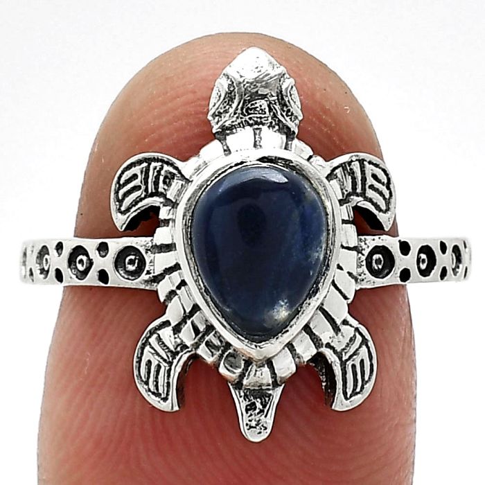 Tortoise - Sodalite Ring size-8.5 SDR243267 R-1076, 6x8 mm