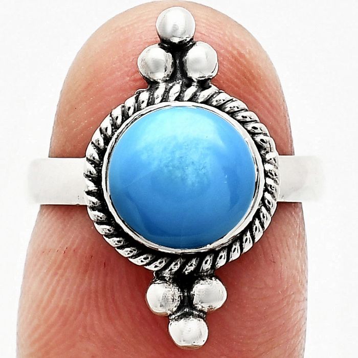 Sleeping Beauty Turquoise Ring size-6 SDR243694 R-1127, 8x8 mm