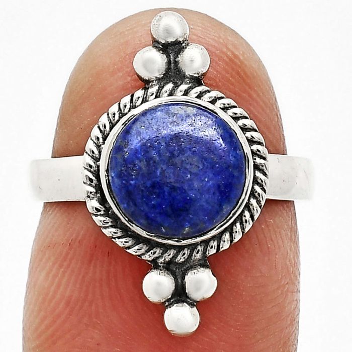 Lapis Lazuli Ring size-6 SDR243695 R-1127, 8x8 mm