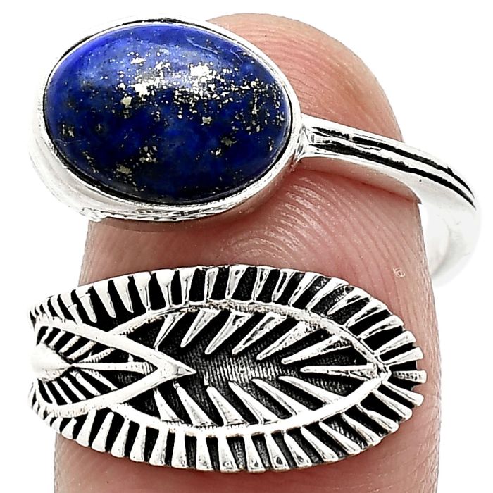 Adjustable - Lapis Lazuli Ring size-8 SDR243792 R-1116, 8x11 mm