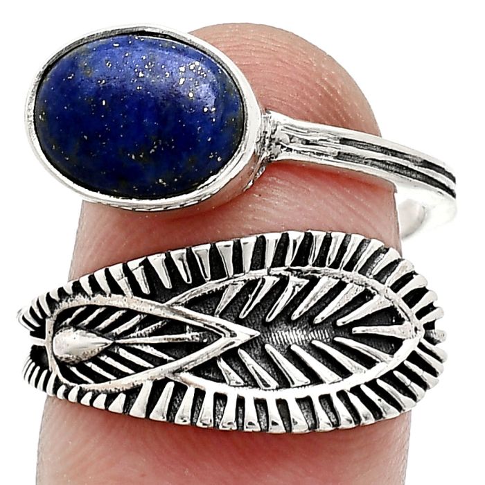 Adjustable - Lapis Lazuli Ring size-8 SDR243831 R-1116, 8x10 mm