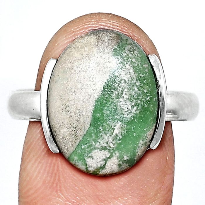 Utah Variscite Ring size-10 SDR243887 R-1173, 12x16 mm