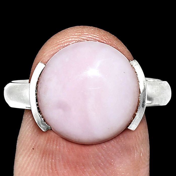 Pink Opal Ring size-9.5 SDR243895 R-1173, 13x13 mm