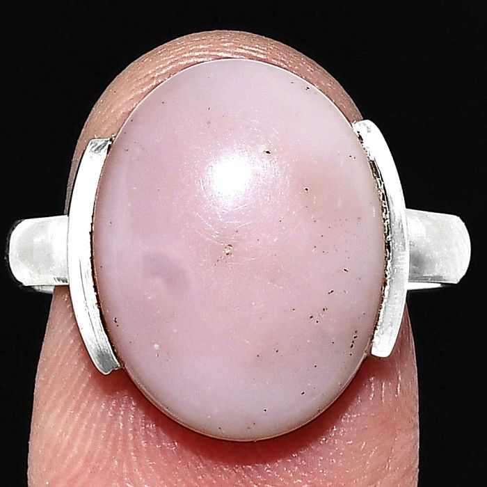 Pink Opal Ring size-9 SDR243940 R-1173, 13x17 mm