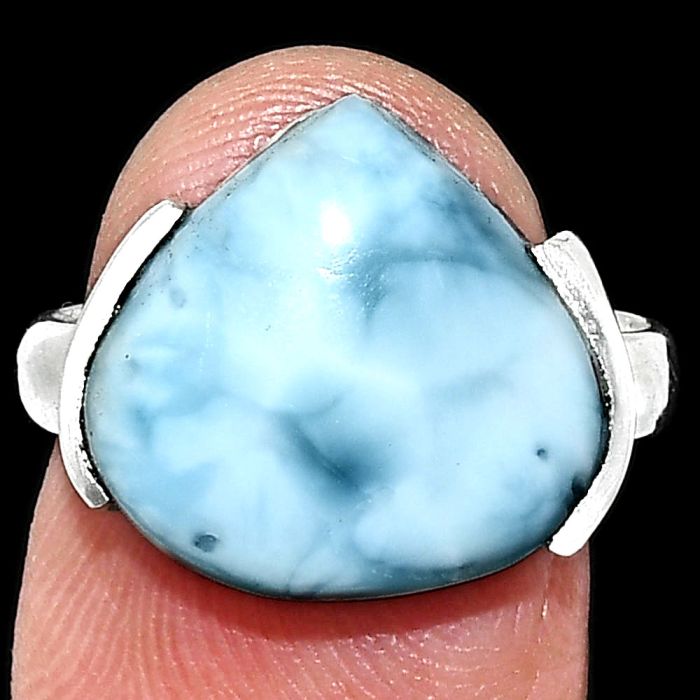 Larimar (Dominican Republic) Ring size-8 SDR243944 R-1173, 15x15 mm