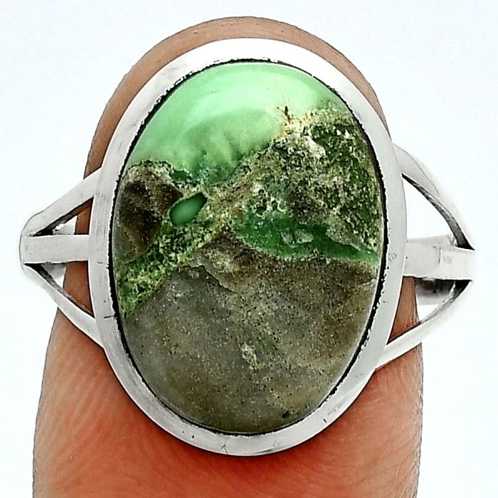 Utah Variscite Ring size-9.5 SDR243994 R-1006, 12x16 mm