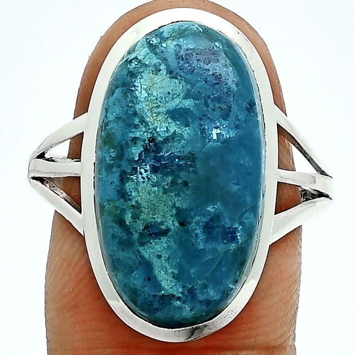 Shattuckite Ring size-10 SDR243996 R-1006, 11x20 mm