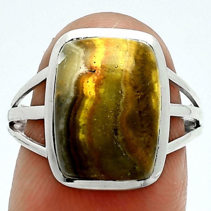 Indonesian Bumble Bee Ring size-7.5 SDR244000 R-1006, 10x14 mm