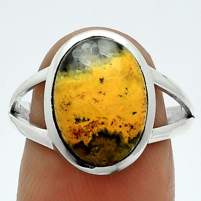 Indonesian Bumble Bee Ring size-9 SDR244123 R-1005, 10x14 mm