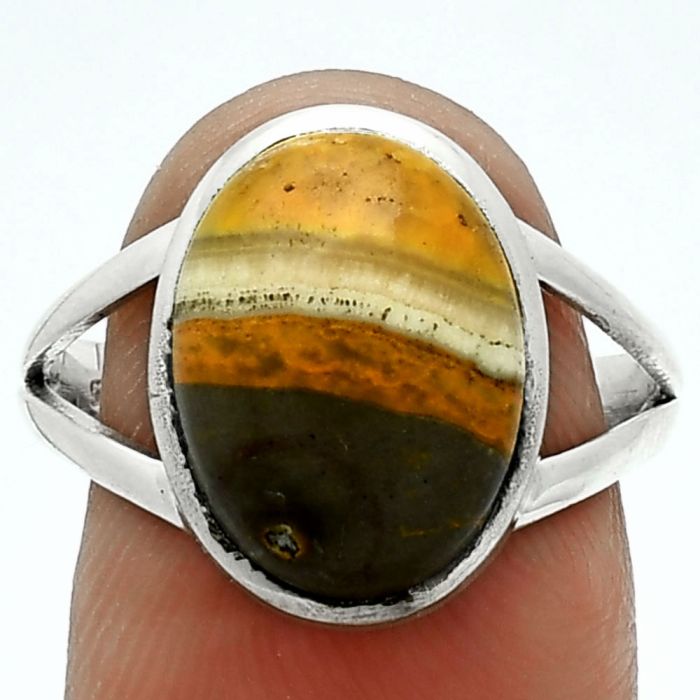 Indonesian Bumble Bee Ring size-9 SDR244124 R-1005, 10x14 mm