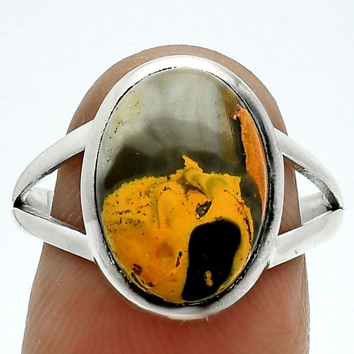 Indonesian Bumble Bee Ring size-8.5 SDR244126 R-1005, 10x14 mm